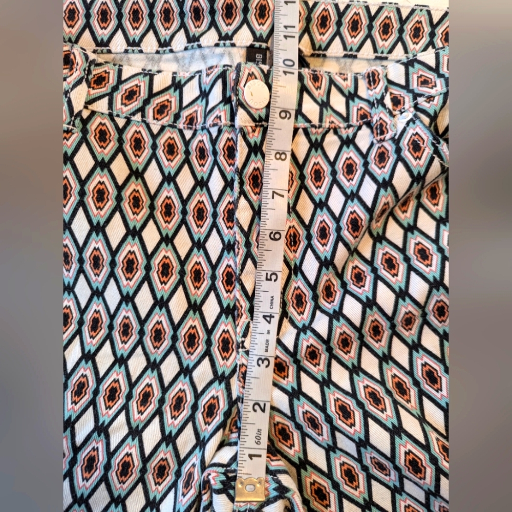 BISOU BISOU Navajo Geometric Print Jeans Size 14 - Picture 8 of 9